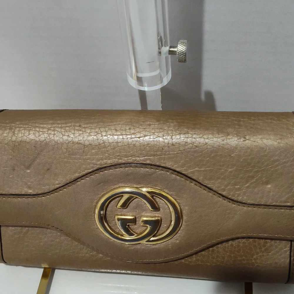Gucci Beige Leather Wallet - Picture 4 of 11